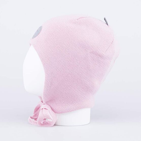 07811391-40 Детская шерстяная шапка розовый для девочки розовый фото №2