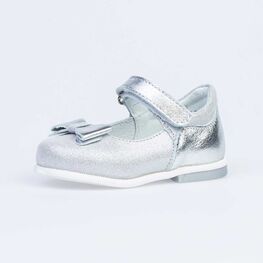 132132-23 Туфли для девочки серебрист.
