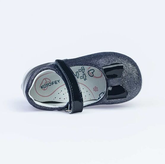 132132-21 Туфли для девочки светло-синий фото №4