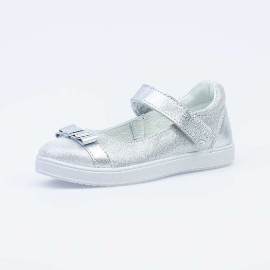 432151-22 Туфли для девочки серебрист.