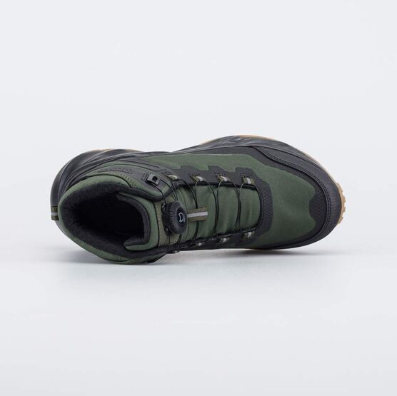 654710-81 Зимние мембранные ботинки с Softshell и Thinsulate для мальчики оливковый + черный фото №4