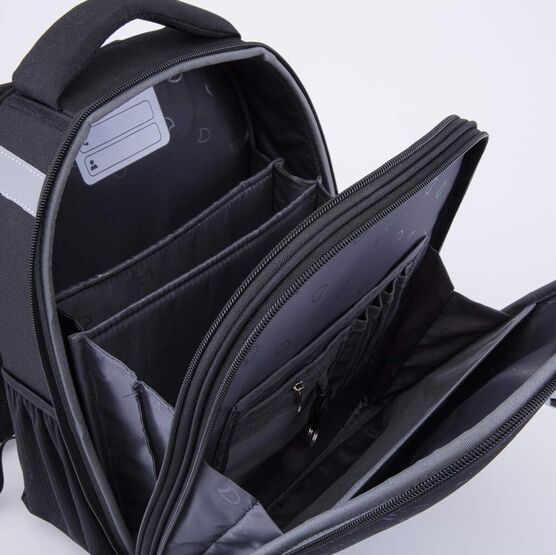 02704372-40 Рюкзак школьный Футбол (11+) КК для мальчики черный фото №4