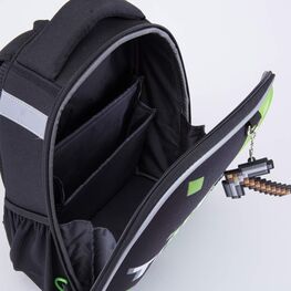 02704376-40 Школьный набор Рюкзак Мешок Пенал (11+) КК для мальчики чер-зел фото №3