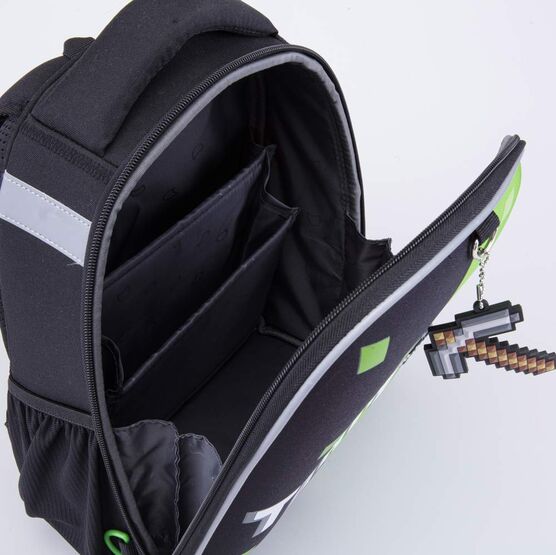 02704376-40 Школьный набор Рюкзак Мешок Пенал (11+) КК для мальчики чер-зел фото №3