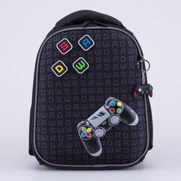 02704379-40 Рюкзак школьный Игра (11+) КК для мальчики черный