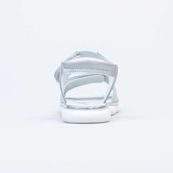 522163-21 Босоножки для девочки кожаные для девочки серебрист. фото №5