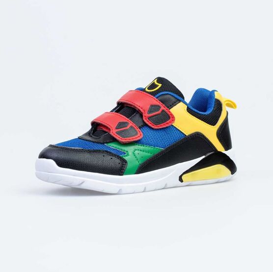 644348-71 Кроссовки с LED-подсветкой на подошве для мальчики чер-цве