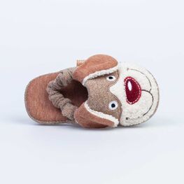 331173-11 Тапочки для мальчики коричневый фото №4