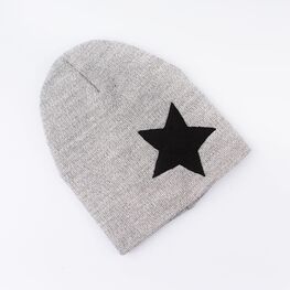 07711167-40 Шапка 100% акрил, серая для мальчики серый