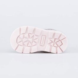 152333-31 Утепленные ботинки на шнурках DGU сиреневый для девочки сир-роз фото №3