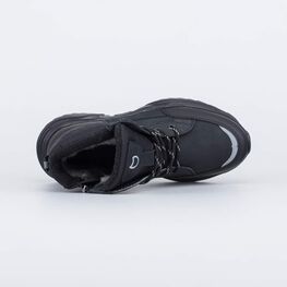 654069-41 Зимние ботинки из натуральной кожи для мальчика для мальчики черный фото №4