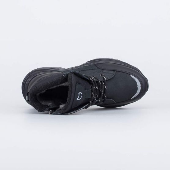 654069-41 Зимние ботинки из натуральной кожи для мальчика для мальчики черный фото №4