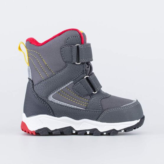 254805-41 Мембранные ботинки для мальчики сер-кра фото №2