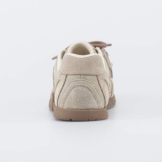 744277-11 Кожаные кроссовки для девочки-подростка для девочки бежевый фото №5