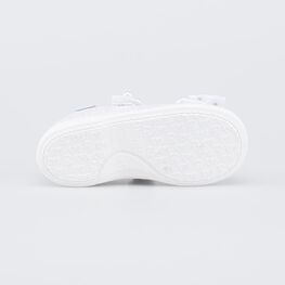 231294-12 Текстильные туфли для девочки Жемчужины для девочки белый,серебро фото №3