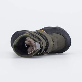 352392-52 Зимние ботинки для мальчика для мальчики оливковый фото №4