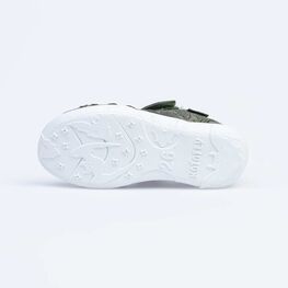 421058-14 Сандалии текстильные для мальчики оливковый фото №3