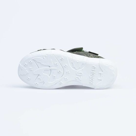 421058-14 Сандалии текстильные для мальчики оливковый фото №3