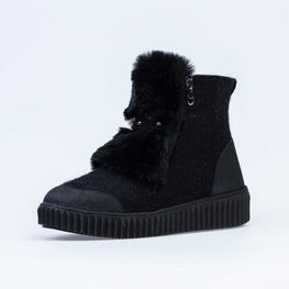 767043-42 Валенки для девочки черный