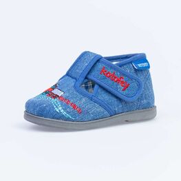031056-71 Текстильная обувь для мальчики светло-синий