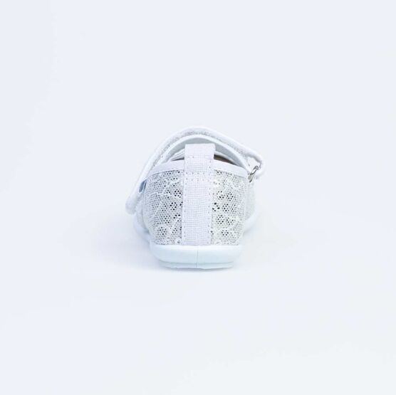 531016-73 Текстильная обувь для девочки серебрист. фото №5