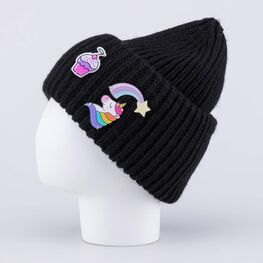 07811560-41 Шапка детская черный для девочки черный фото №2