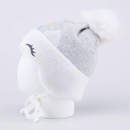 07811564-40 Шапка детская белый для девочки белый фото №2