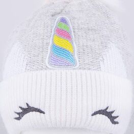 07811564-40 Шапка детская белый для девочки белый фото №3