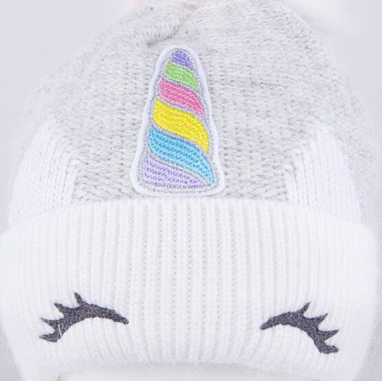 07811564-40 Шапка детская белый для девочки белый фото №3