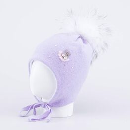 07811567-42 Шапка детская сиреневый для девочки сиреневый