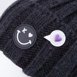 07811571-43 Шапка и снуд черный для девочки черный фото №3