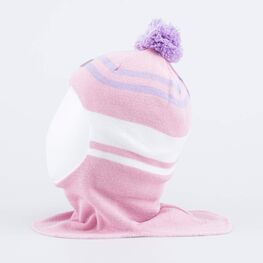 07811573-40 Шапка-шлем розовый для девочки розовый фото №2