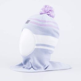 07811573-41 Шапка-шлем серый для девочки серый