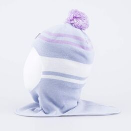 07811573-41 Шапка-шлем серый для девочки серый фото №2