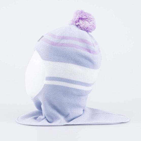 07811573-41 Шапка-шлем серый для девочки серый фото №2