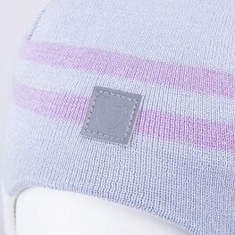 07811573-41 Шапка-шлем серый для девочки серый фото №3