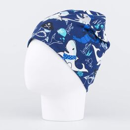 07711699-40 Шапка детская двухслойная цветной для мальчики разноцветный