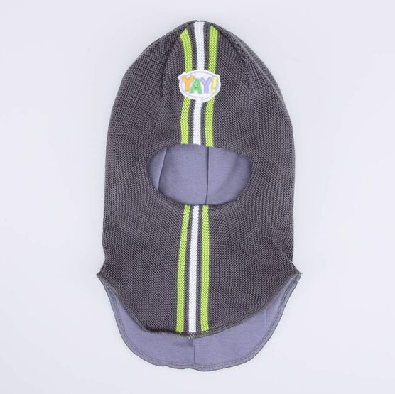 07711930-40 Шапка-шлем детский темно-серый для мальчики темно-серый фото №4