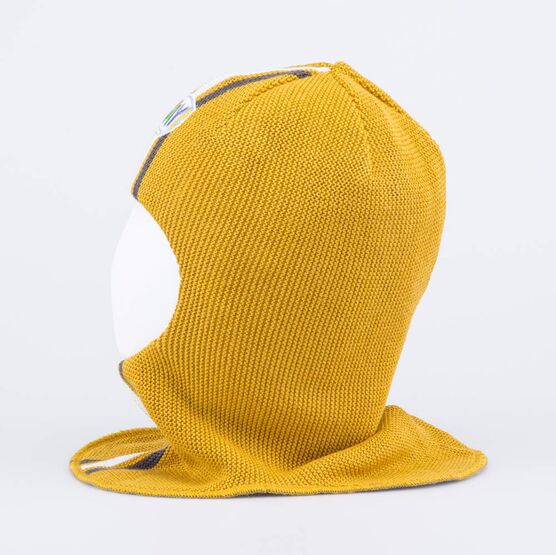 07711930-41 Шапка-шлем детский горчичный для мальчики горчичный фото №2