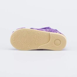 221173-71 Текстильные сандалии для первых шагов Единороги для девочки сиреневый фото №3