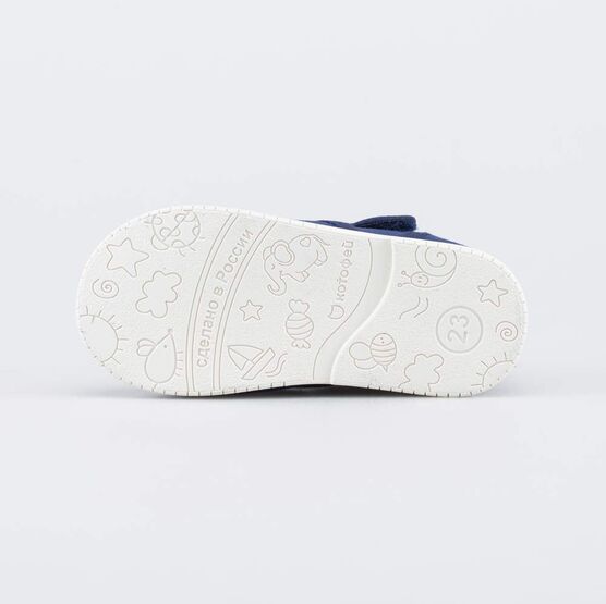 131209-11 Текстильная обувь Мой щенок для мальчики синий фото №3