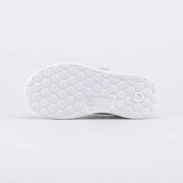 132175-11 Белые кожаные полуботинки на липучках для мальчики белый фото №3