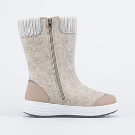 767056-42 Валенки для девочки суперутепленные Снежинка бежевый для девочки бежевый фото №2