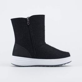 767057-42 Валенки-полусапожки Стикер черный для девочки черный фото №2