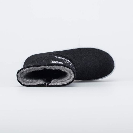 767057-42 Валенки-полусапожки Стикер черный для девочки черный фото №4