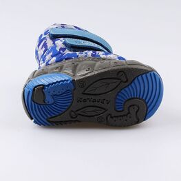 061008-44 Сапожки-дутики для мальчики сер-син фото №3