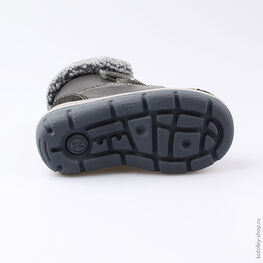 352201-42 Сапожки для мальчики чер-сер фото №3