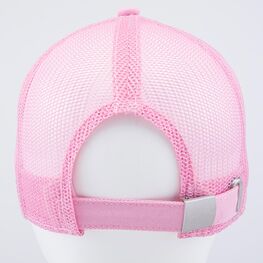 07809102-40 Кепка-бейсболка с сеточкой Бантик для девочки белый,розовый фото №4