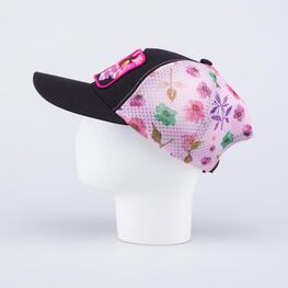 07809103-40 Кепка-бейсболка с сеточкой и сменными патчами для девочки разноцветный фото №3