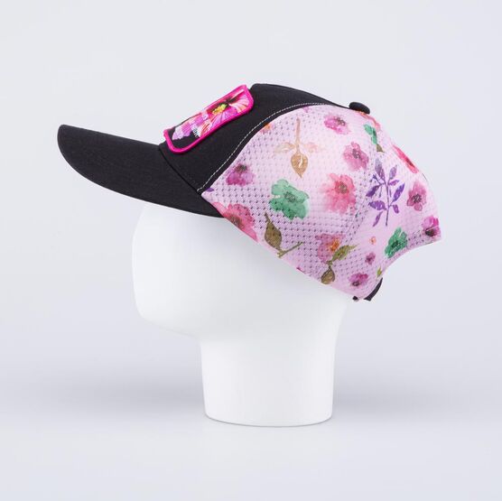 07809103-40 Кепка-бейсболка с сеточкой и сменными патчами для девочки разноцветный фото №3